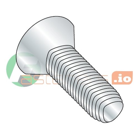 Thread Forming Screw, #8-32 X 1 In, Zinc Plated Steel Flat Head Phillips Drive, 5000 PK